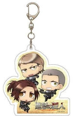 Chimi Coniie, etc. B Attack on Titan Die Cut Acrylic Key Chain Key Chain [USED]
