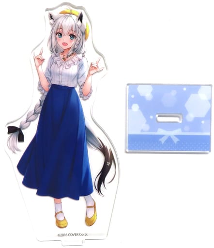 Shirakami Fubuki VTuber Hololive Acrylic Stand LAWSON Limited Acrylic Stands [USED]