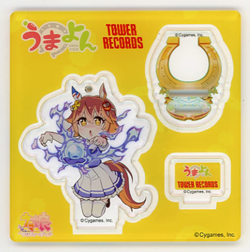 Machikane Fukukitaru Umayon Trading Acrylic Stand Key Chain Tower Records Limited Key Chain [USED]