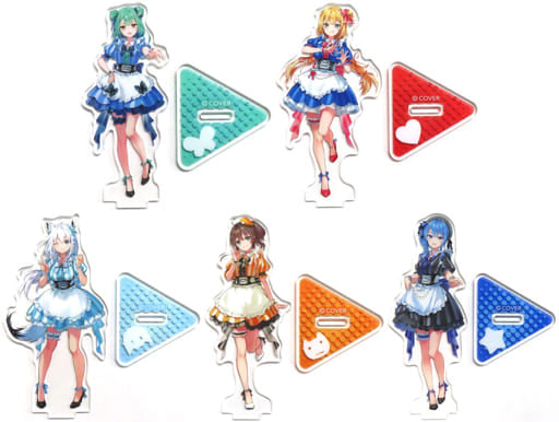Uruha Rushia, etc. VTuber Hololive Kuji Holo Cooking Acrylic Stand Acrylic Stand Prize All 5 Types Set Acrylic Stands [USED]