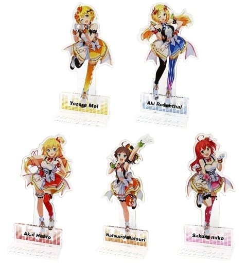 Yozora Mel, etc. VTuber Hololive Acrylic Stand Set 3 1st Fes. Nonstop Story Exclusive Acrylic Stands [USED]