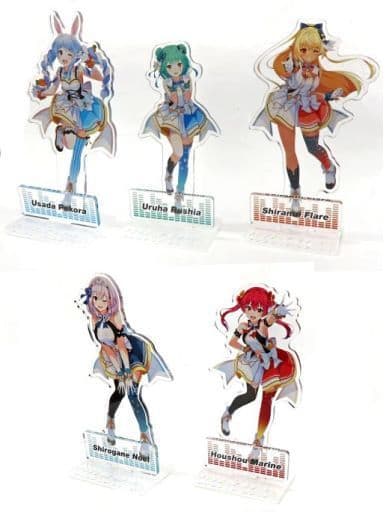 Usada Pekora, etc. VTuber Hololive Acrylic Stand Set 5 1st Fes. Nonstop Story Exclusive Acrylic Stands [USED]
