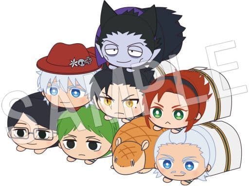 Draluc, etc. The Vampire Dies in No Time Mochikororin Plush Mascot All 8 Types Set Plush Toys [USED]