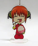 Kagura Breakfast Ver. Gintama Season 4 Newly Drawn SD Acrylic Charm ANIPLEX+ Limited Blu-ray/DVD Gintama Season 4 Vol.4 Purchase Bonus Charm [USED]