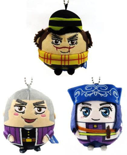 Asirpa, etc. Golden Kamuy Corotto! Mascot BC All 3 Types Set Key Chain [USED]