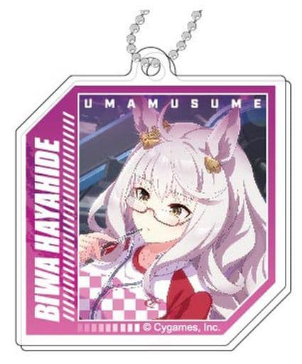 Biwa Hayahide Umamusume: Pretty Derby Decofla Acrylic Key Chain Key Chain [USED]