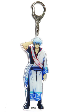 Gintoki Sakata You Are The Leader Gintama Acrylic Keychain Key Chain [USED]