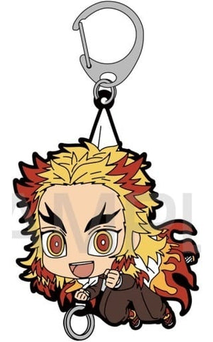 Kyojuro Rengoku Demon Slayer: Kimetsu no Yaiba Hataraku Tsumamare Key Chain Key Chain [USED]