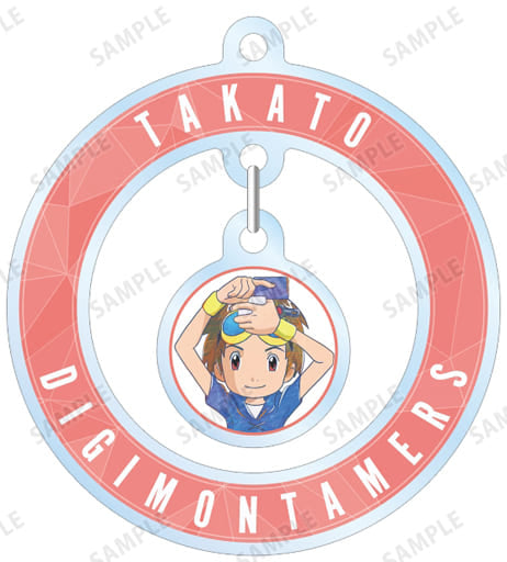 Takato Matsuda Digimon: Digital Monsters & Digimon Tamers Ani-Art Trading Yurayura Acrylic Keychain Key Chain [USED]