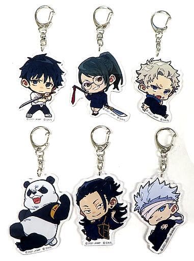 Yuta Okkotsu, etc. Jujutsu Kaisen 0 Acrylic Key Chain LAWSON Limited All 6 Types Set Key Chain [USED]