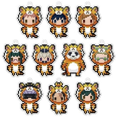 Maki Zenin, etc. Jujutsu Kaisen Petite Bit Strap Collection Year of the Tiger Ver. All 10 Types Set Key Chain [USED]