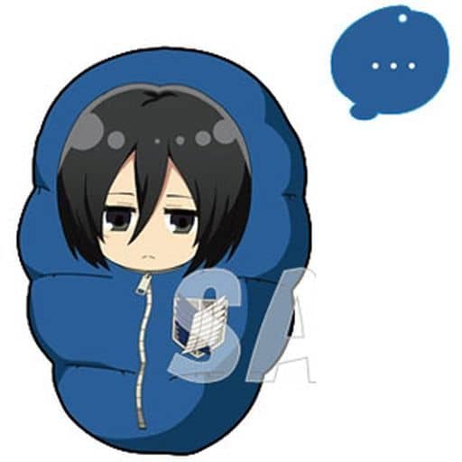 Mikasa Ackerman Attack on Titan Minobukuro Die Cut Cushion Key Chain Key Chain [USED]