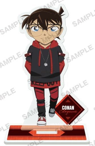 Conan Edogawa Black Red Ver. Detective Conan Acrylic Stand Figure Acrylic Stand [USED]