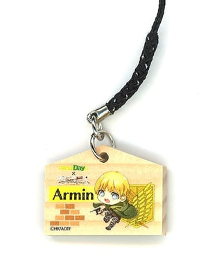 Armin Arlert SD Attack on Titan Ema Netsuke Newdays Limited Key Chain [USED]