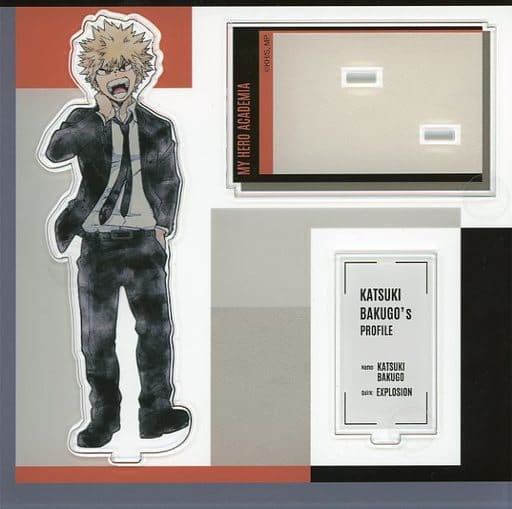 My Hero Academia Katsuki Bakugo Acrylic Stand Standing Pose Suit Costume REGENERATION TOHO animation STORE baseyard tokyo REGENERATION My Hero Academia Exclusive Acrylic Stands [USED]