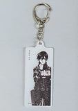 Mikasa Ackerman Attack on Titan The Final Season White Acrylic Key Chain Vol.1 Mappa Tsutaya Attack On Titan The Final Season Original Art Book Release Commemoration Pop Up Shop Vol.1 Limited Key Chain [USED]