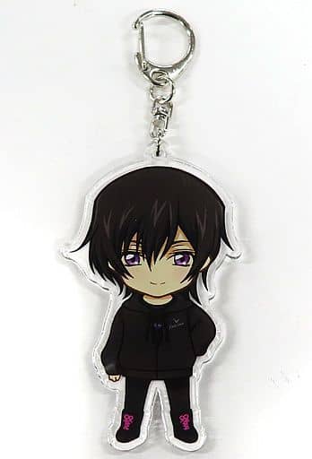 Lelouch Lamperouge Code Geass: Lelouch of the Rebellion Mini Character Acrylic Key Chain Marui Elements H Party!! Limited Key Chain [USED]