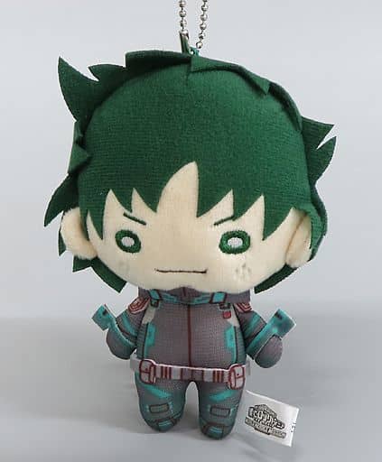 Izuku Midoriya My Hero Academia: World Heroes' Mission Nitotan Plush Toy with Ball Chain TOHO animation STORE Limited Key Chain [USED]