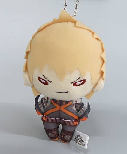 Katsuki Bakugo My Hero Academia: World Heroes' Mission Nitotan Plush Toy with Ball Chain TOHO animation STORE Limited Key Chain [USED]