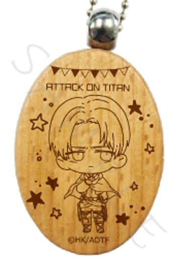 Levi PJ Line Drawing Attack on Titan The Final Season Wood Charm 4th Charm [USED]