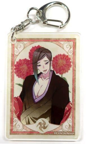 Shizukagata Naginata Touken Ranbu ONLINE Hanakoyomi Picture Scroll Acrylic Key Chain Collection Vol.2 Key Chain [USED]