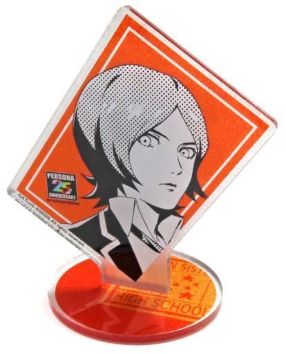 Persona 2: Innocent Sin Protagonist Acrylic Stand Natural Proportions Persona 25th Anniversary in Namjatown Exclusive Acrylic Stands [USED]