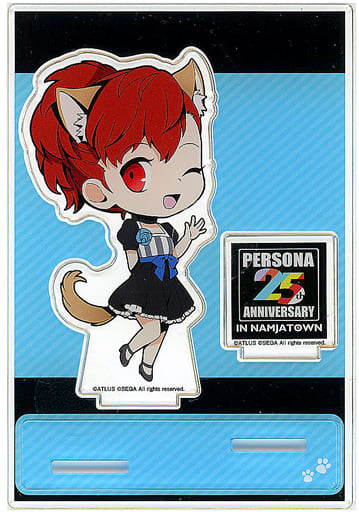Persona 3 Portable Female Protagonist Acrylic Stand Mini Character Persona 25th Anniversary in Namjatown Exclusive Acrylic Stands [USED]