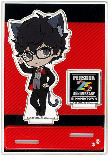 Persona 5 Protagonist Acrylic Stand Mini Character Persona 25th Anniversary in Namjatown Exclusive Acrylic Stands [USED]