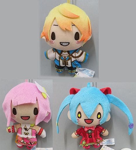 Tsukasa Tenma, etc. Hatsune Miku: Colorful Stage! More Plus Mascot Wonderlands X Showtime Vol.1 All 3 Types Set Key Chain [USED]