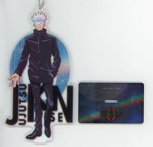 Satoru Gojo Jujutsu Kaisen 0 Big Clear Key Chain with Stand Key Chain [USED]