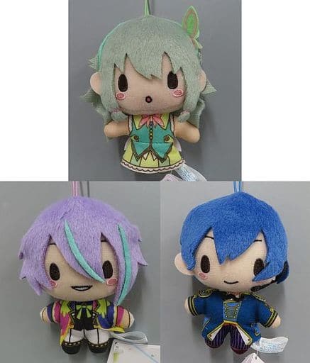 Nene Kusanagi, etc. Hatsune Miku: Colorful Stage! More Plus Mascot Wonderlands X Showtime Vol.2 All 3 Types Set Key Chain [USED]