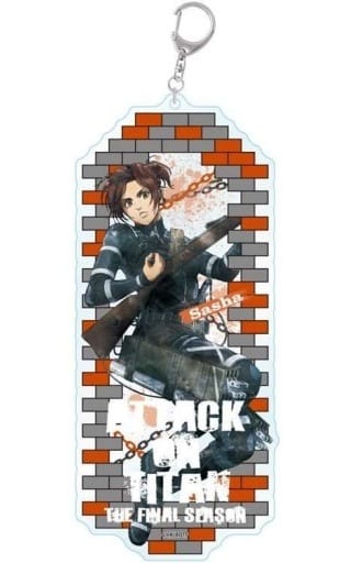 Sasha Blouse Grunge Attack on Titan The Final Season Acrylic Key Chain Big Key Chain [USED]