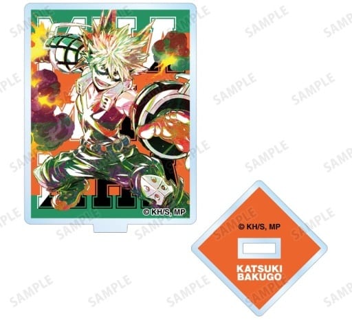 My Hero Academia Katsuki Bakugo Ani-Art Vol. 3 Full Body Ver. Trading Acrylic Keychain Acrylic Stands [USED]