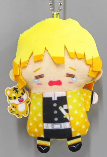 Zenitsu Agatsuma Demon Slayer: Kimetsu no Yaiba PUPPELA Finger Mascot Collection New Year Ver. A Key Chain [USED]