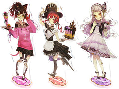 Houshou Marine, etc. VTuber Hololive Original Acrylic Stand Illustration By Akakura FamilyMart Vol.5 In-Store Only Set of 3 Acrylic Stands [USED]