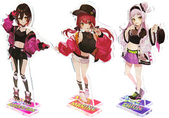 Houshou Marine, etc. VTuber Hololive Original Acrylic Stand Illustration by Shugao FamilyMart Vol.5 In-Store Only Set of 3 Acrylic Stands [USED]
