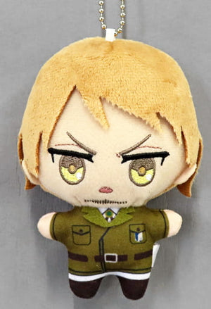 Jean Kirstein Attack on Titan Chibinui Mascot BC Key Chain [USED]