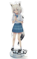 Inari Shirayuki Shirakami Fubuki VTuber Hololive Acrylic Stand Hololive ERROR Mystery Experience: Escape from Aogami High School Exclusive Acrylic Stands [USED]