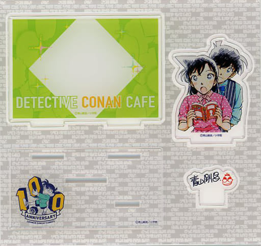 Shinichi Kudo Mori Ran Detective Conan Acrylic Diorama Detective Conan Cafe 100th Volume Commemorative Project Exclusive Acrylic Stand [USED]