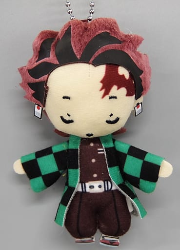 Tanjiro Kamado Sleep Ver. Demon Slayer: Kimetsu no Yaiba TORUPAKA! Sugar Pouch Plush Toys Key Chain [USED]