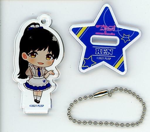 Ren Hazuki Collaboration Cafe Costume Love Live! Superstar!! Trading Acrylic Stand Key Chain Sweets Paradise Limited Key Chain [USED]