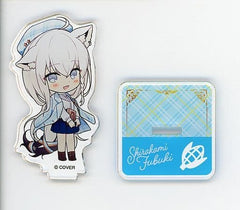 VTuber Hololive Shirakami Fubuki Chibi Acrylic Stand at Hamleys DOKI 2Rendezvous Exclusive Acrylic Stands [USED]