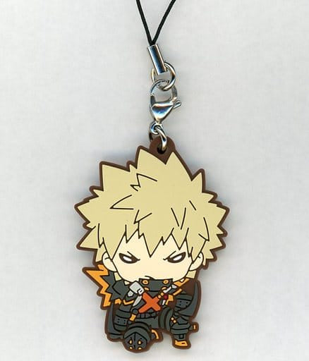 Katsuki Bakugo My Hero Academia: World Heroes' Mission Nitotan Rubber Mascot Key Chain [USED]