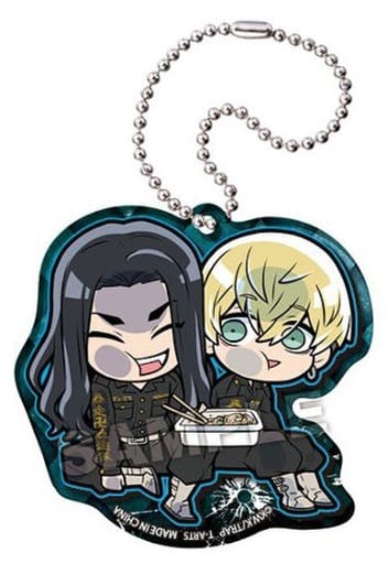 Keisuke Baji Chifuyu Matsuno Tokyo Revengers Pita! Deformed Acrylic Key Chain Key Ring [USED]