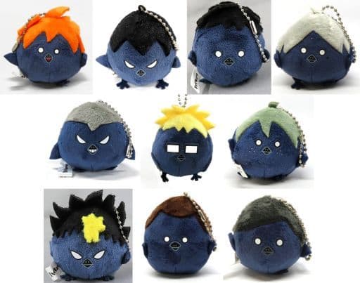 Shoyo Hinata, etc. Haikyu!! Hinagarasu Mascot Collection Jump Shop Limited All 10 Types Set Key Chain [USED]