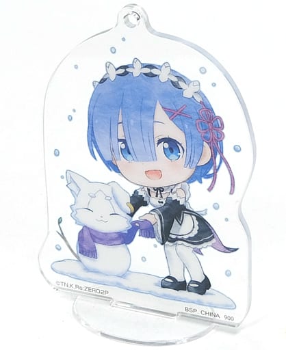 Rem Re:ZERO -Starting Life in Another World- Ichiban Kuji Fuyu ni Maiorita Shojotachi Acrylic Stand In the Snow Version Prize F Acrylic Stand [USED]