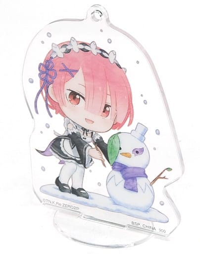 Ram Re:ZERO -Starting Life in Another World- Ichiban Kuji Fuyu ni Maiorita Shojotachi Acrylic Stand In the Snow Version Prize F Acrylic Stand [USED]
