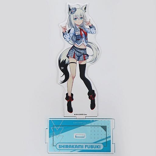 Shirakami Fubuki VTuber Hololive Acrylic Stand at Fuji-Q Highland 2021 Exclusive Acrylic Stands [USED]