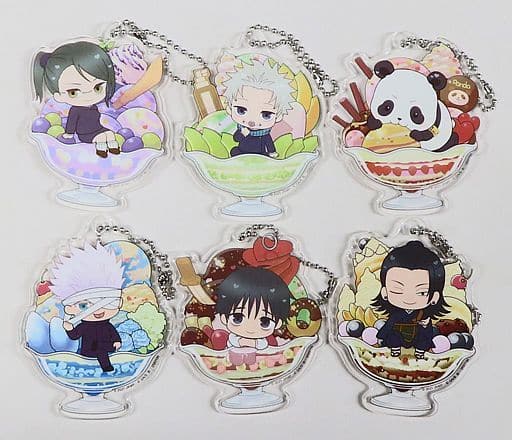 Maki Zenin, etc. Jujutsu Kaisen 0 Punitop Parfait Acrylic Charm Vol.2 All 6 Types Set Charm [USED]