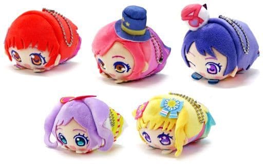 Aira Harune, etc. Pretty All Friends Mochikororin BOX Eikoretto Limited 5 Types Set Key Ring [USED]